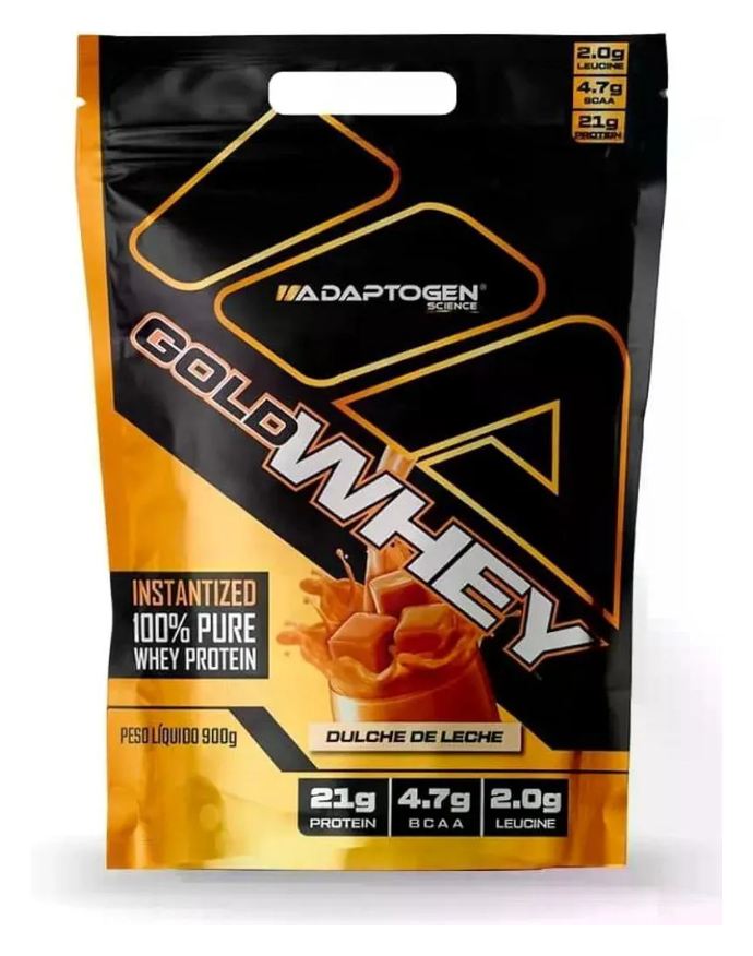 Adaptogen Gold Whey Doce de Leite Refil 900g