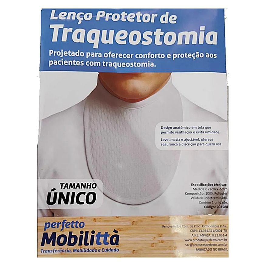 Perfetto Lenço Protetor de Traqueostomia - Unidade