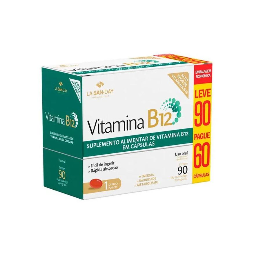 No Brand Vitamina B12 L90p60cps S.gel