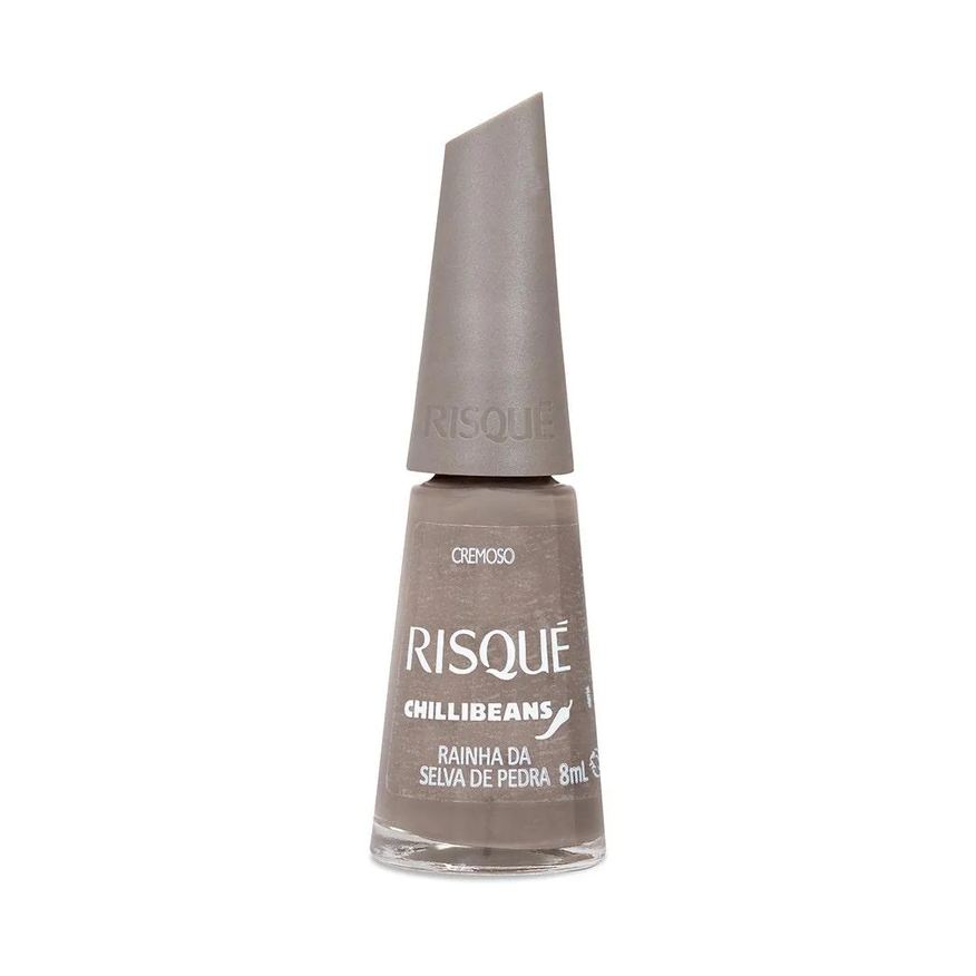 Risqué Esmalte & Chilli Beans Bronze Rainha da Selva de Pedra Cremoso