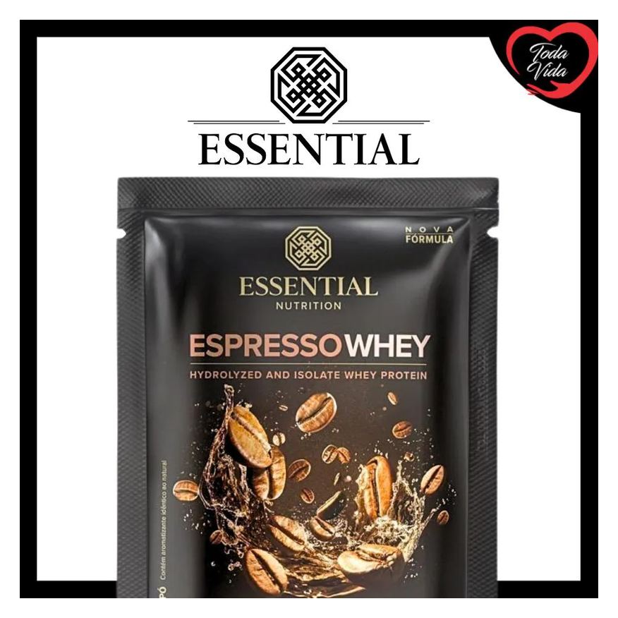 Essential Sache Espresso 30g - (cafe) - Whey Protein Hidrolisado