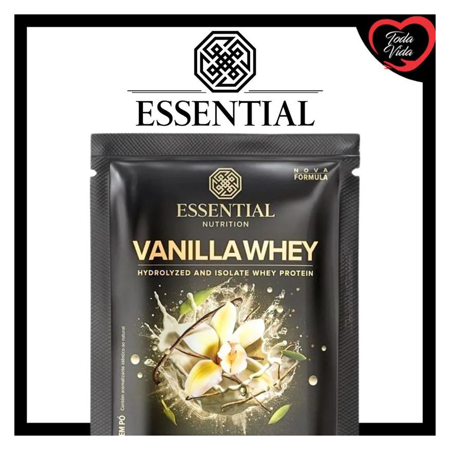 Essential Sache Vanilla 25g - Baunilha - Whey Protein Hidrolisado