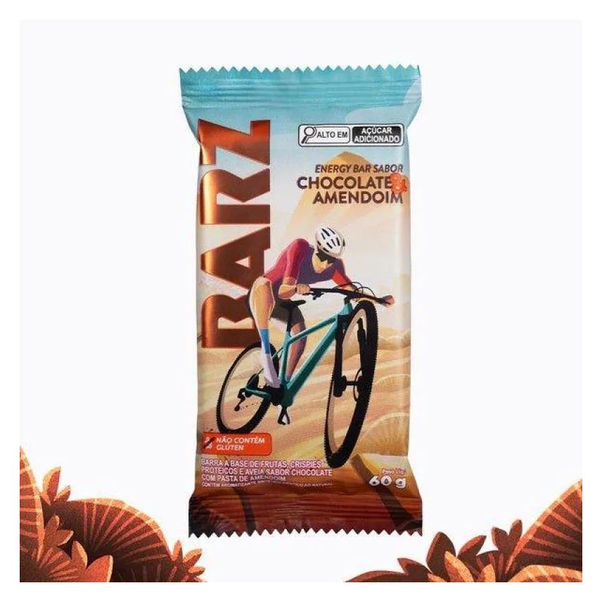 Z2 Foods Barz Barra Energetica Z2 Chocolate Amendoim 60g
