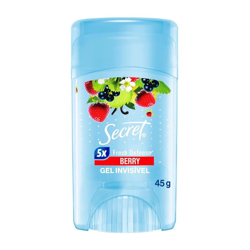 Antitranspirante Desodorante Secret Berry Gel 48h Feminino 45g