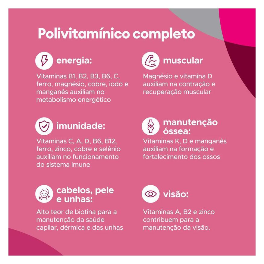 bwell Polivitamínico Mulher Senior 50+ 30 Cápsulas