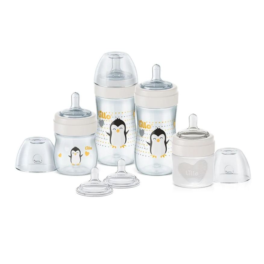 Lillo Kit com 4 Mamadeiras + 2 Bicos Super Evolution Neutral