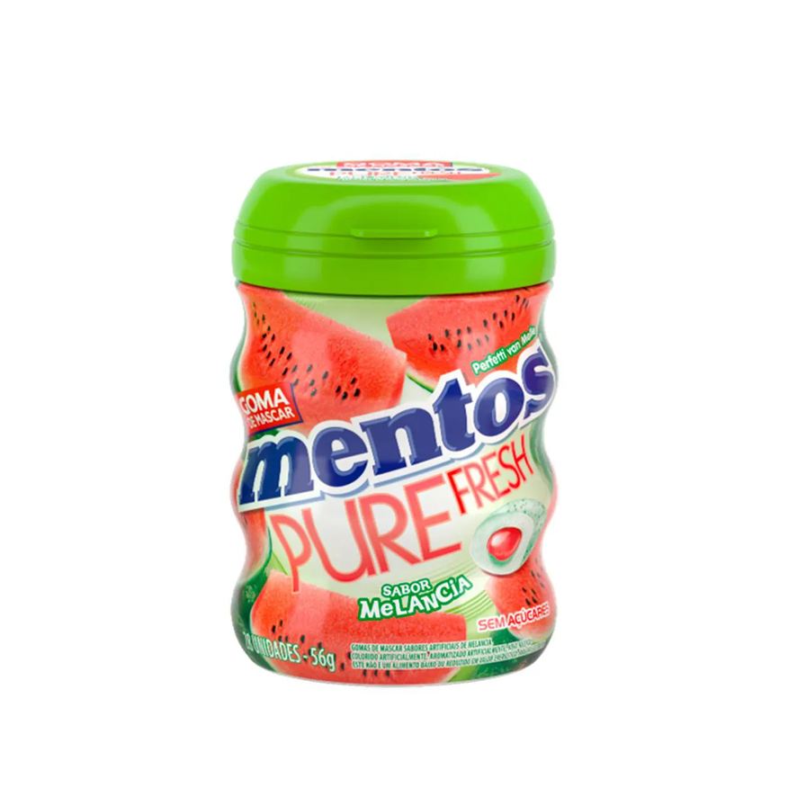 Pure Mentos Fresh Melancia Zero Açúcar 28 Unidades