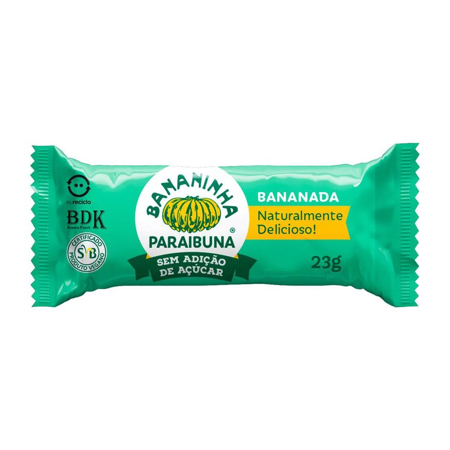 Bananinha Paraibuna Sem Açúcar 23g