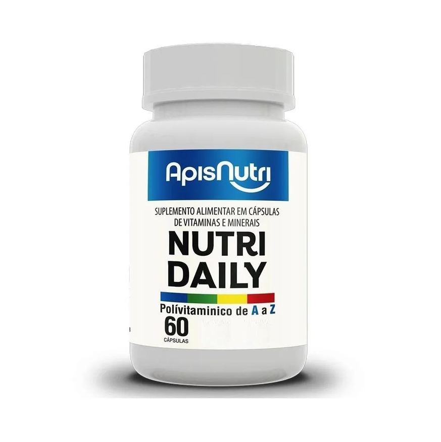Apisnutri Nutri Daily Polivitamínico A-z - 610mg (60 cápsulas) - Padrão: Único