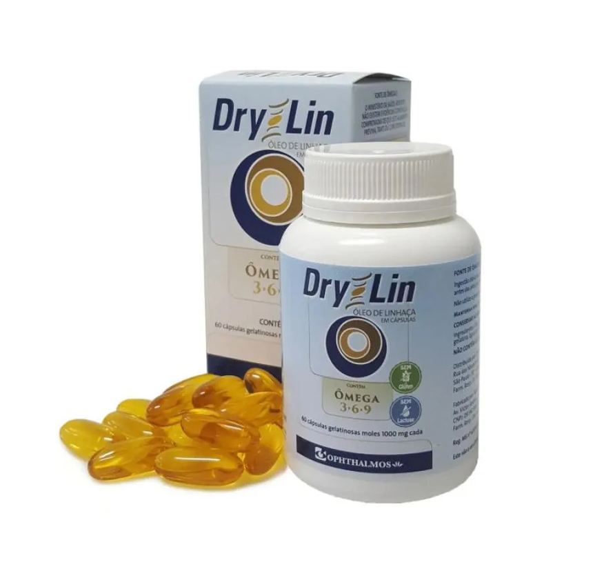 Ophthalmos Dry Lin Suplemento Alimentar Ophtalmos 60Cps
