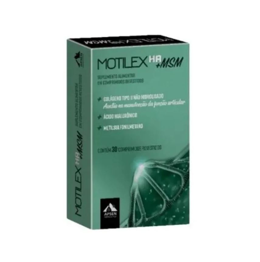 Apsen Motilex Ha + Msm Suplemento Alimentar 30Cpr