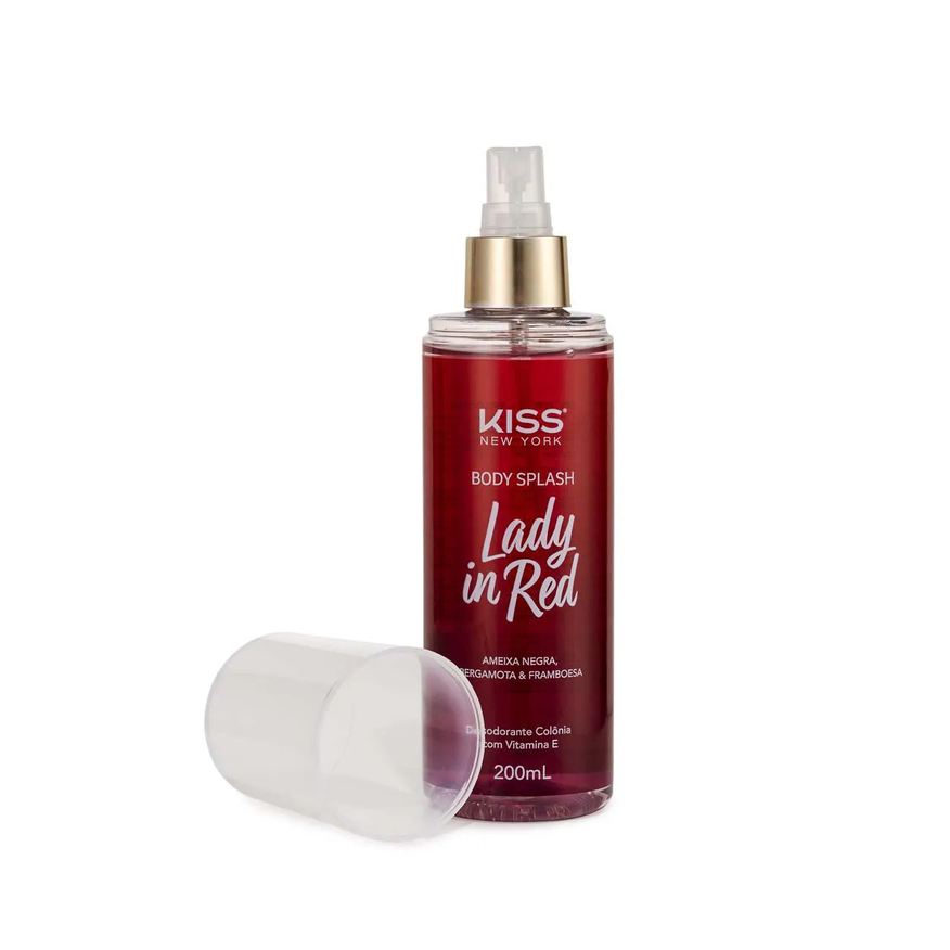 Splash Body Kiss New York Lady In Red 200ml