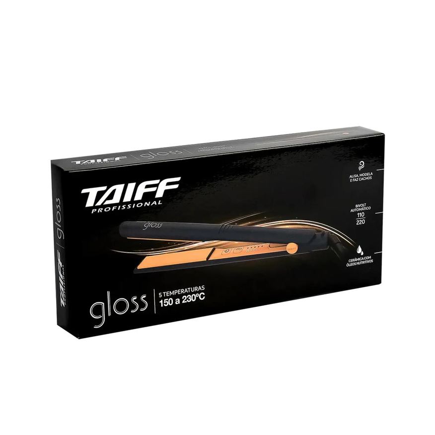 Taiff Profissional Chapa Gloss Blue Bivolt