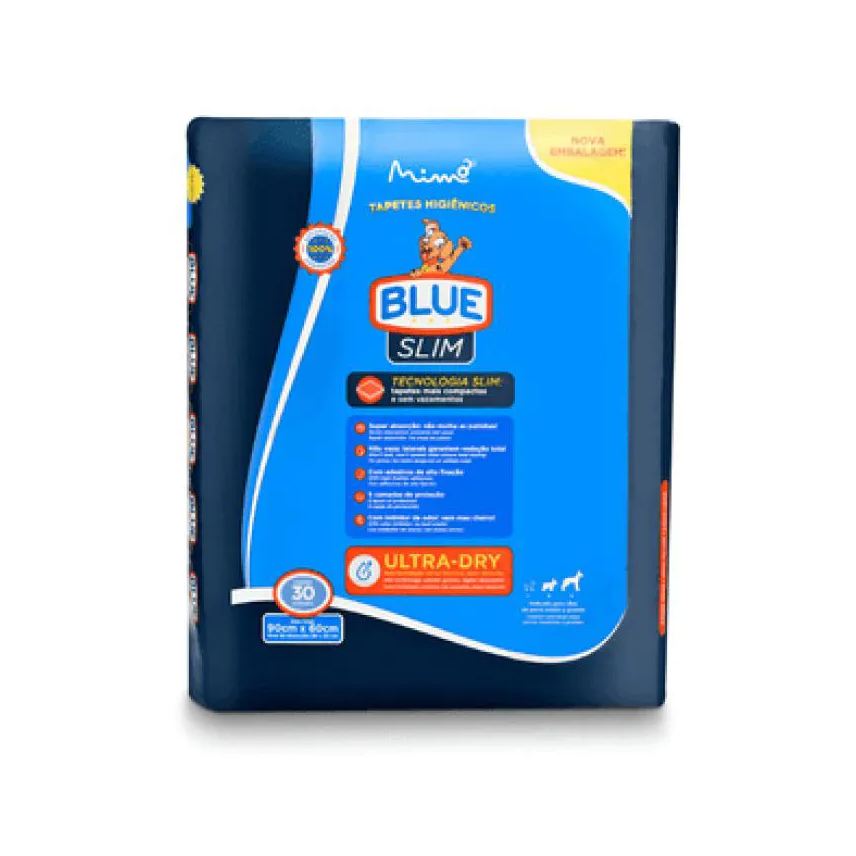 HIGIêNICO TAPETE BLUE SLIM C/30 - 90CM X 60CM