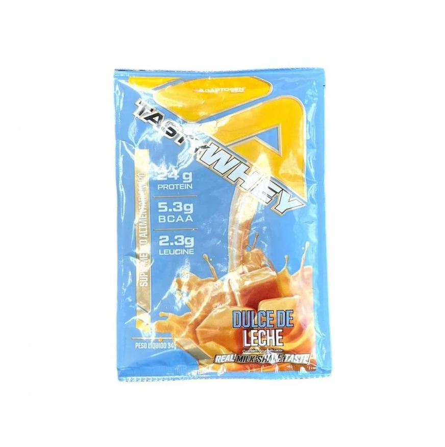 Adaptogen Tasty Whey Sachê - Sabor: Dulce de Leche (34g)