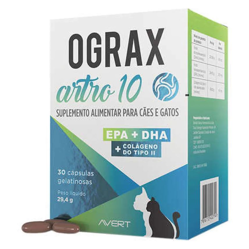 Artro Ograx 10 - 29,4g - 10 cápsulas