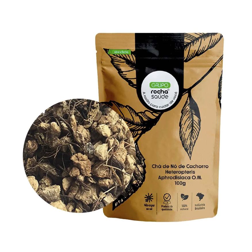 Grupo Rocha Saúde Chá de Nó de Cachorro - Heteropteris Aphrodisiaca O.M. - 100g