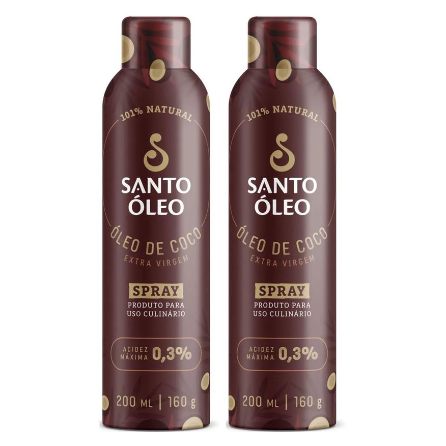Santo Óleo Óleo de Coco Extravirgem Spray 2 X 200ml