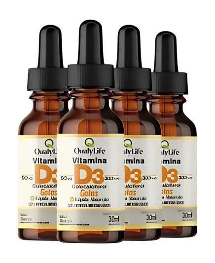 Qualylife Vitamina D3 Gotas 4 X 30ml