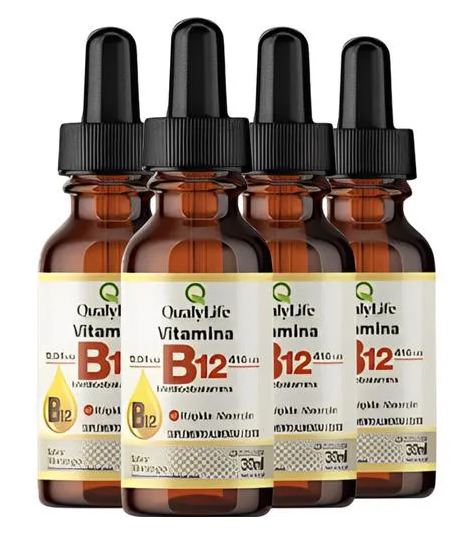 Qualylife Vitamina B12 Gotas 4 X 30ml
