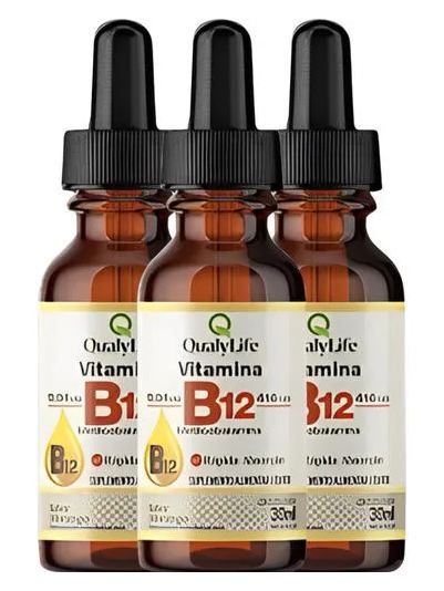 Qualylife Vitamina B12 Gotas 3 X 30ml