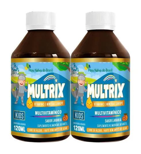 Flora Nativa Do Brasil Multrix Multivitamínico 2 X 120ml Flora Nativa