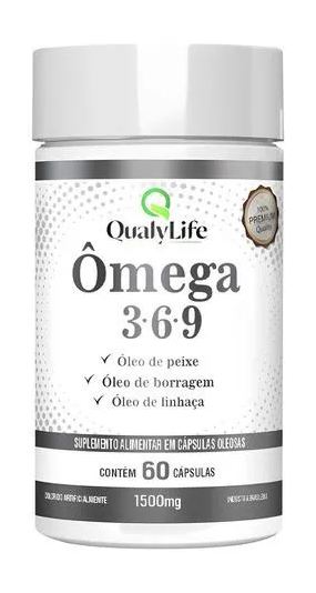 Qualylife Ômega 3, 6 e 9 60 cápsulas
