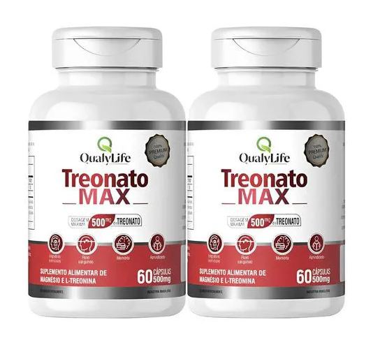 Qualylife Magnésio Treonato 2 X 60 cápsulas
