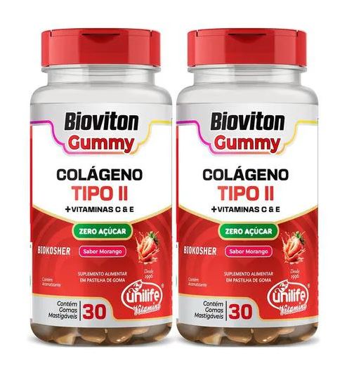 Unilife Colágeno Tipo Ii 2 X 30 Gomas