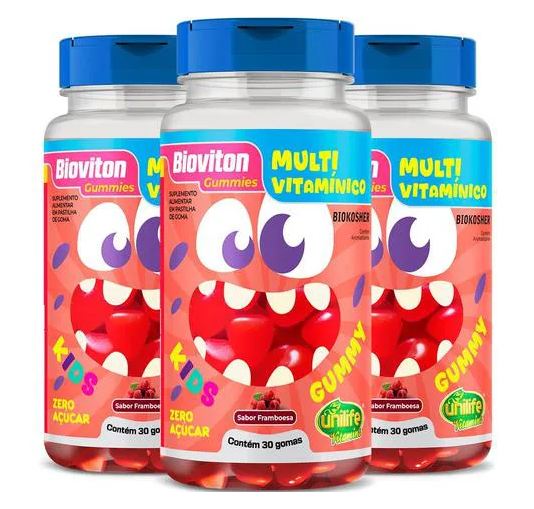 Unilife Multivitamínico Kids 3 X 30 Gomas