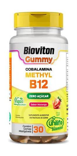 Unilife Cobalamina Methyl Vitamina B12 30 Gomas