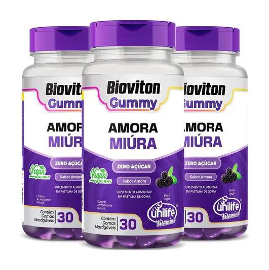 Unilife Amora Miura 3 X 30 Gomas
