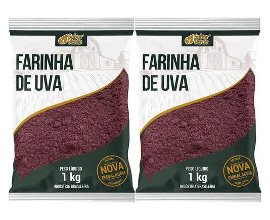 Sabor Verde Farinha de Uva Pura 2 X 1kg