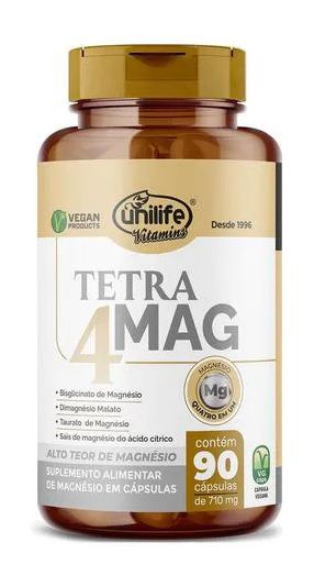 Unilife Tetra 4 Magnésios 90 Cápsulas