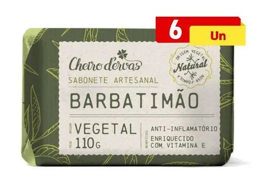 Cheiro de Ervas Sabonete de Barbatimão 6 X 110g
