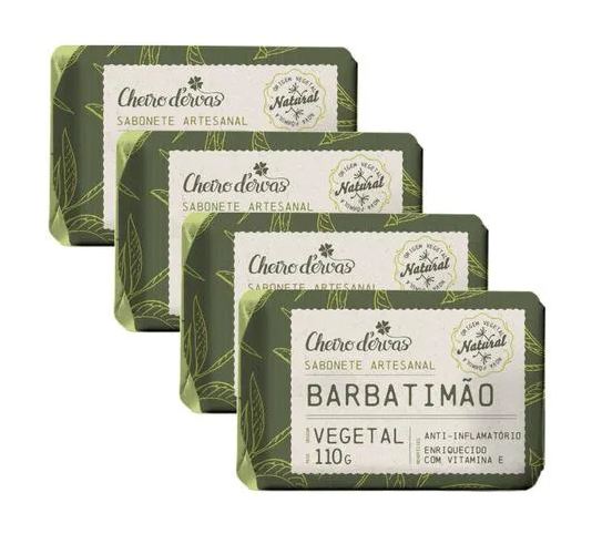 Cheiro de Ervas Sabonete de Barbatimão 4 X 110g