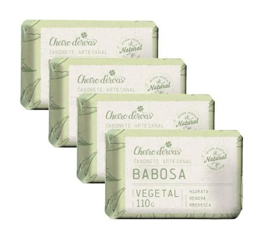 Cheiro de Ervas Sabonete de Babosa 4 X 110g