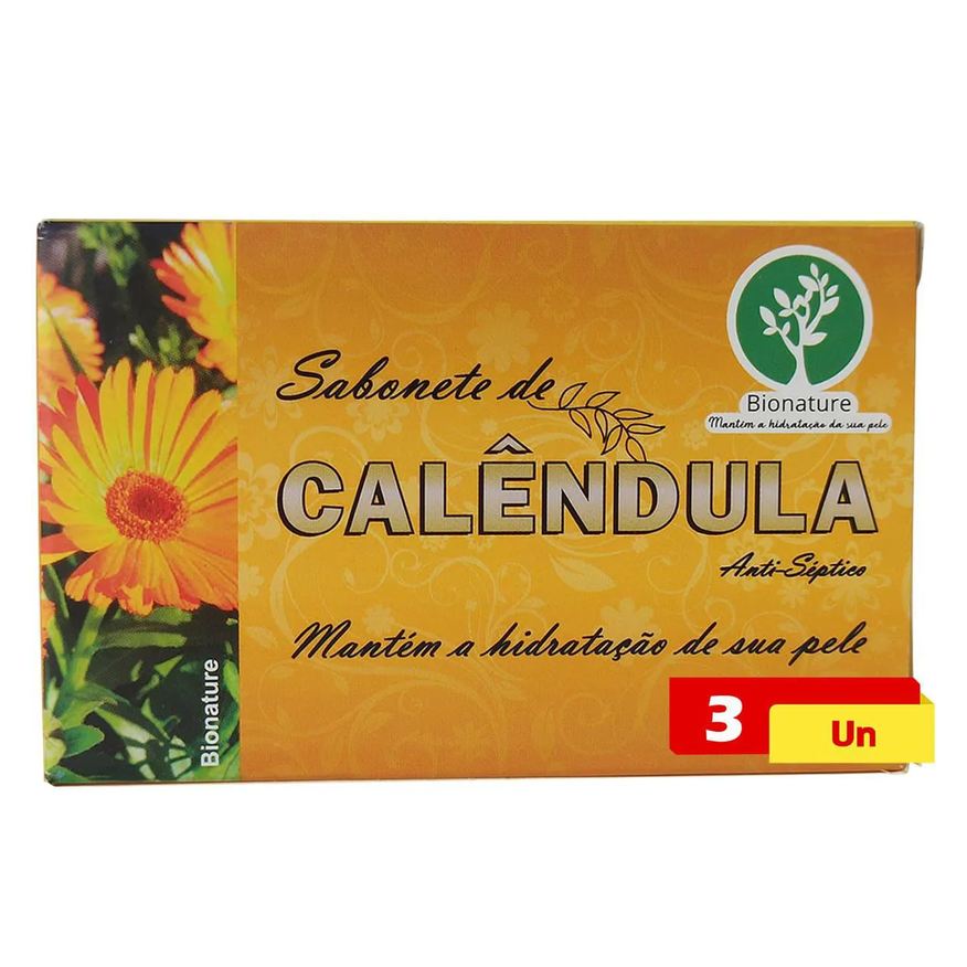 Bio Nature Sabonete de Calêndula 3 X 110g Bionature