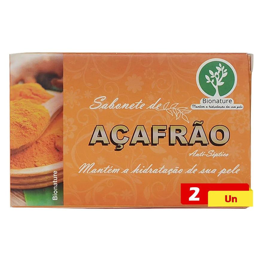 Bio Nature Sabonete de Açafrão 2 X 110g Bionature
