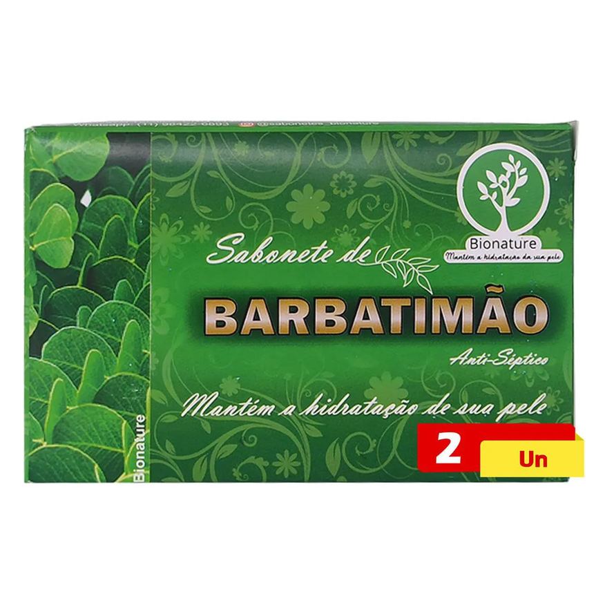 Bio Nature Sabonete de Barbatimão 2 X 110g Bionature