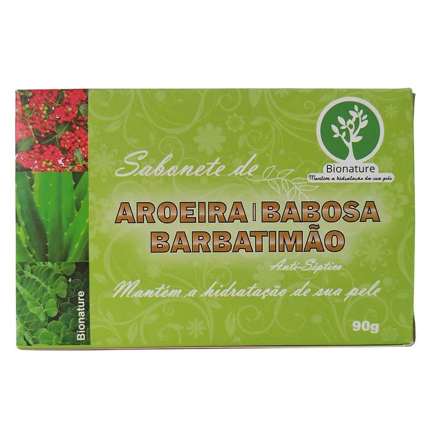 Bio Nature Sabonete de Aroeira Babosa e Barbatimão 110g Bionature
