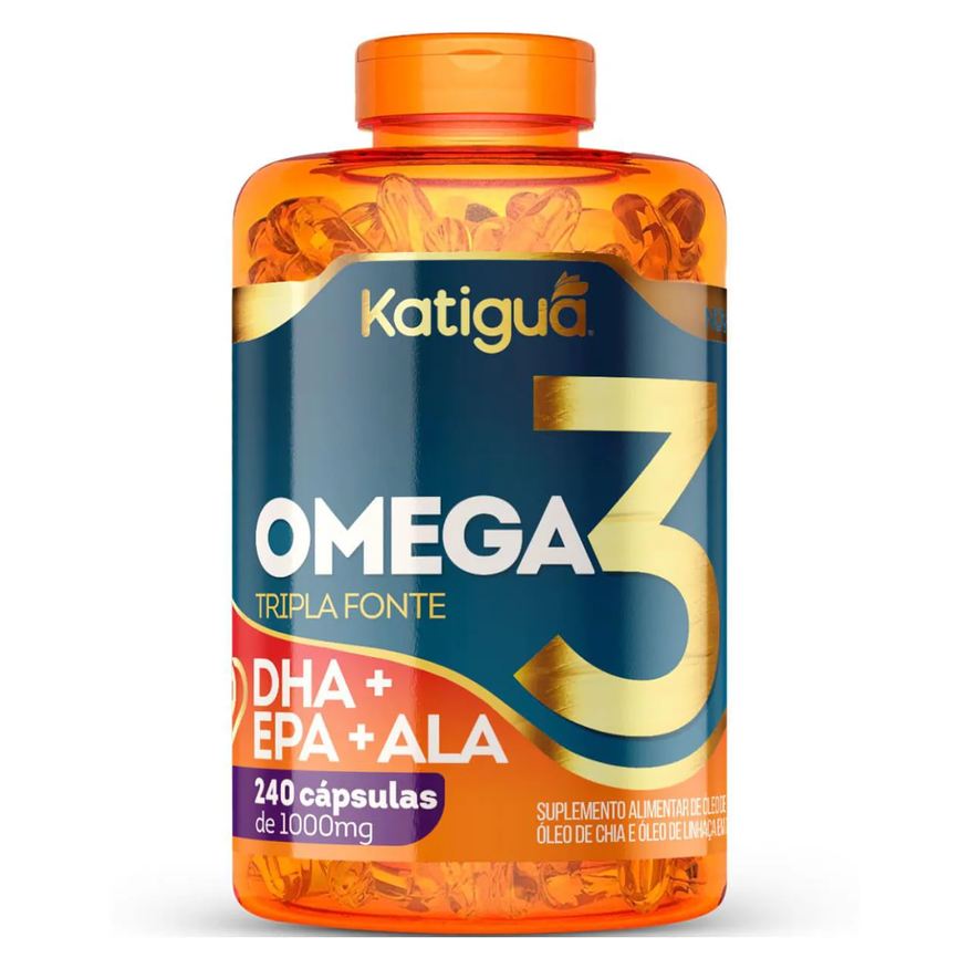 Katigua Ômega 3 Tripla Fonte 240 cápsulas Katiguá