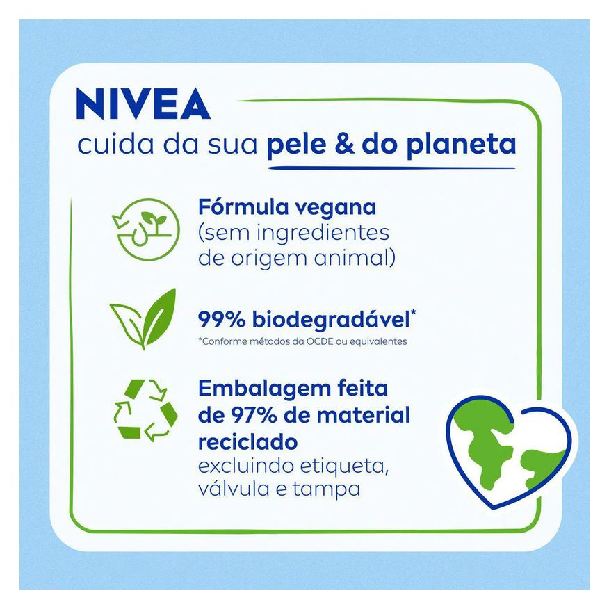 Nivea Kit Demaquilante Bifásico 125ml + Água Micelar 7 em 1 Refrescante 200ml + Mousse de Limpeza Facial 150ml