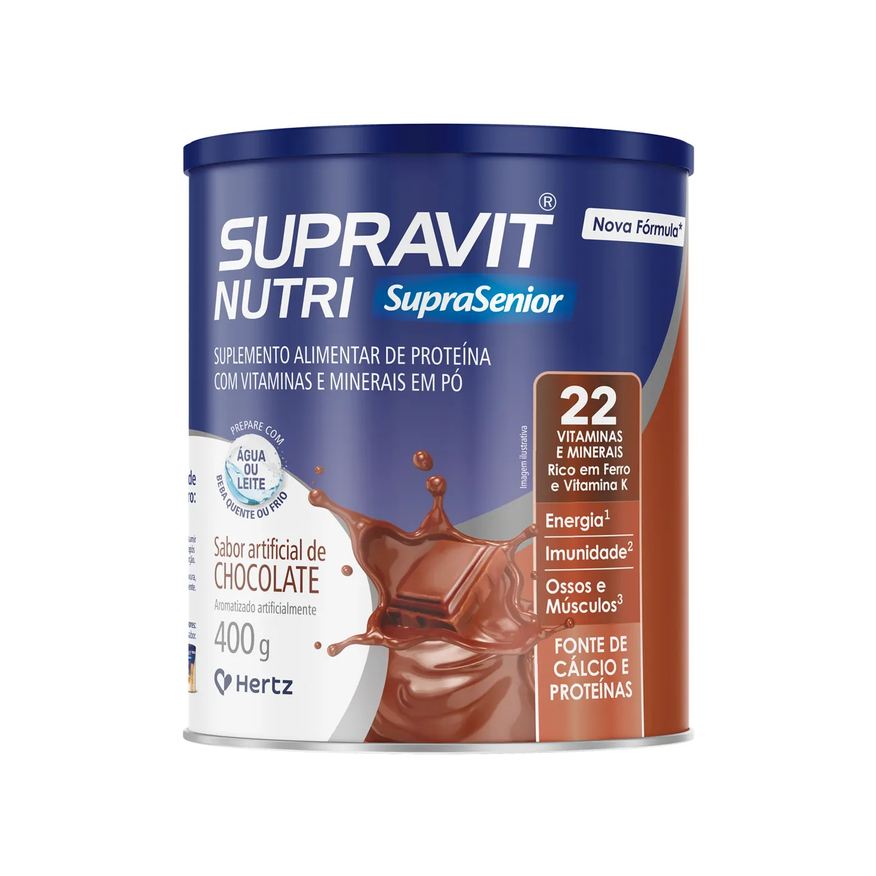 Supravit Suplemento Alimentar em Pó Sabor Chocolate