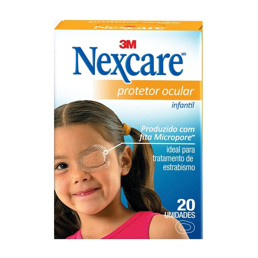 Nexcare Protetor Ocular Infantil 3M 20 Unidades