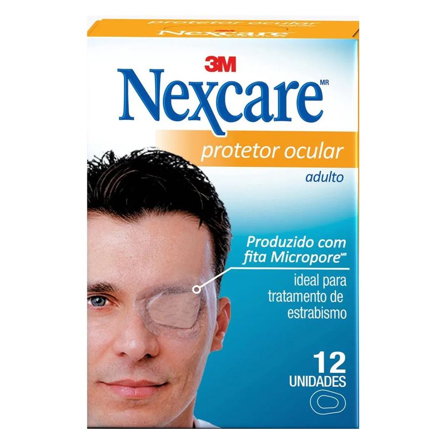Nexcare Protetor Ocular 3M Adulto com 12 unidades