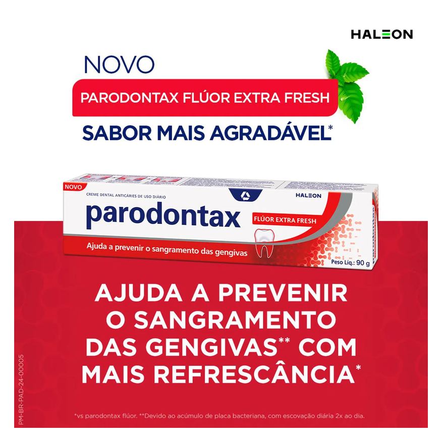 Dental Creme Parodontax Flúor Extra Fresh 90g