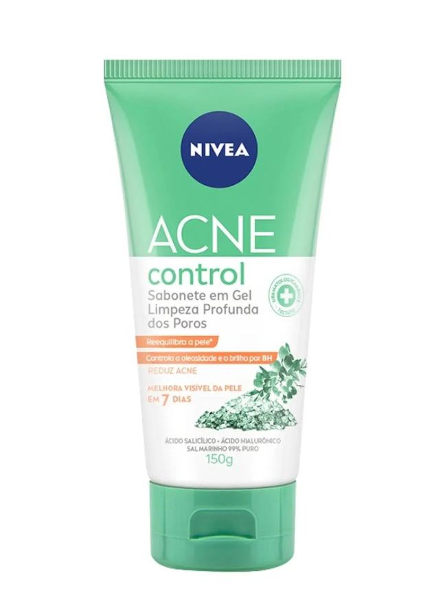 Nivea Acne Control Sabonete em Gel Limpeza Profunda 150g