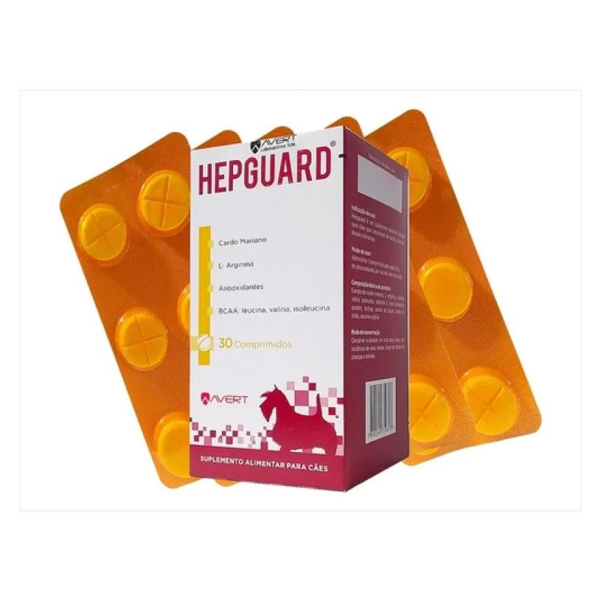 Avert Hepguard 39g - 30 comprimidos