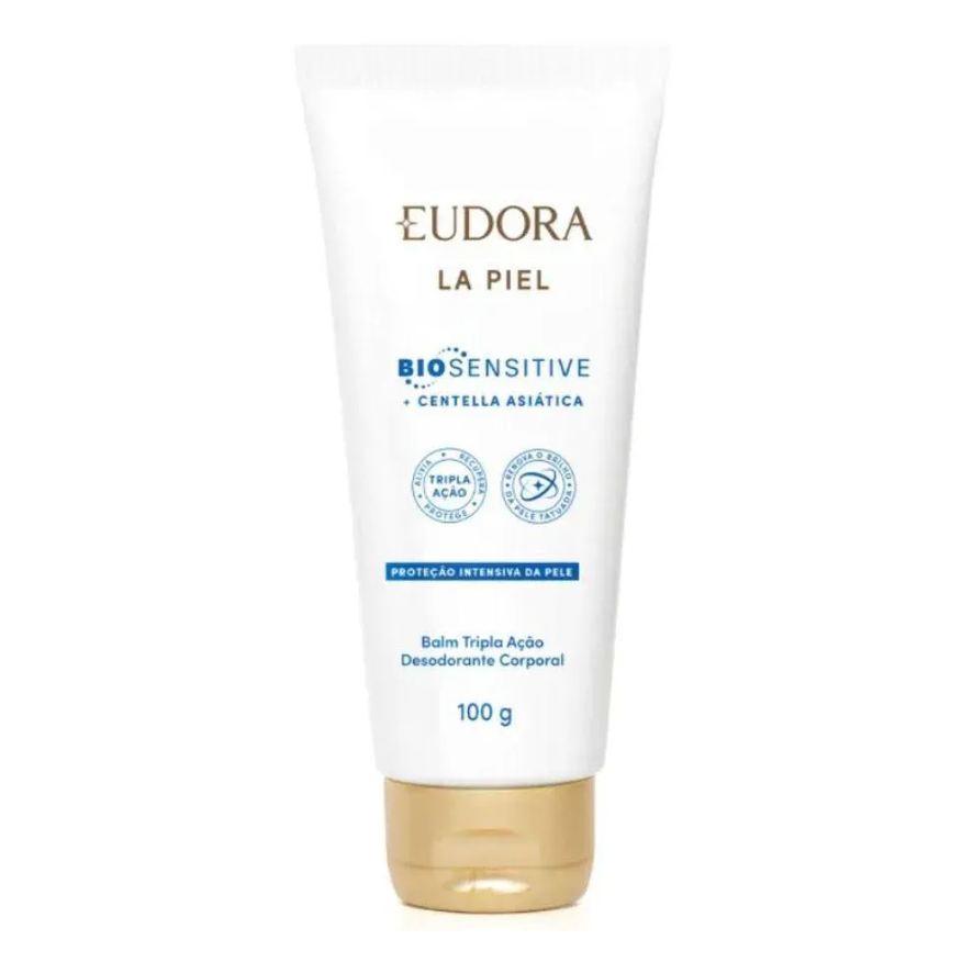 Eudora Desodorante Corporal Balm Tripla Ação La Piel Bio Sensitive 100g